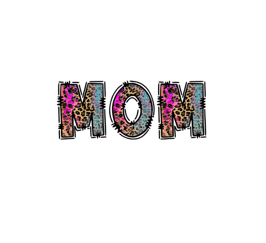 Mom  Stickers (Pack of 12), MOM001