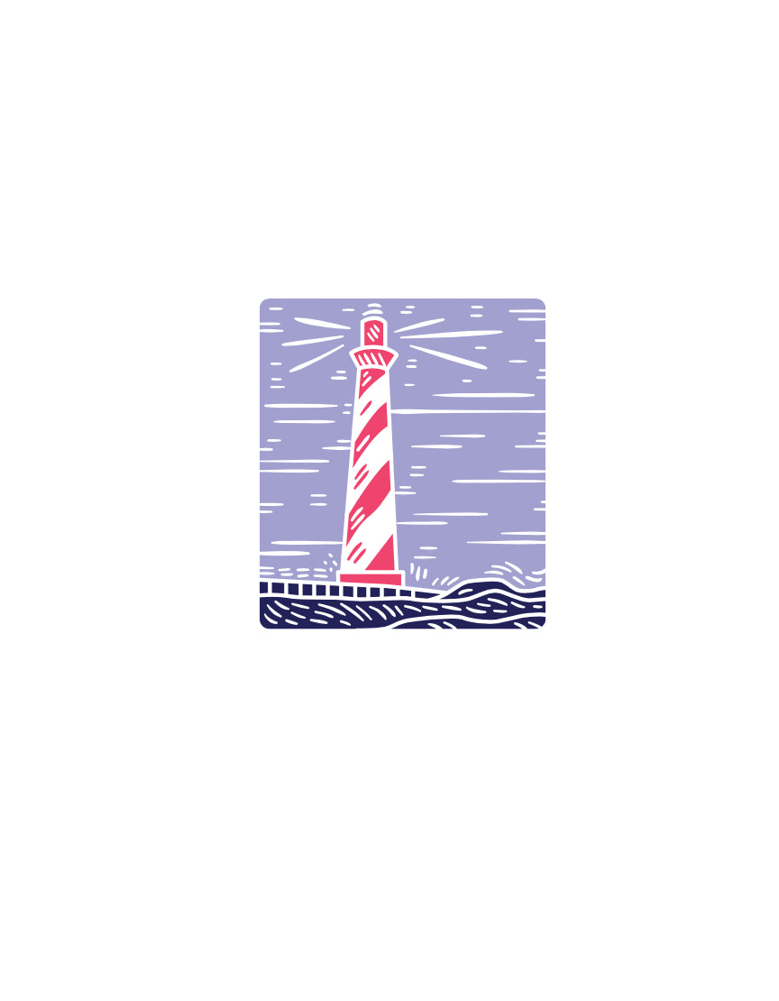 Light House Name Drop Stickers (Pack of 12), LH003, LH003ND