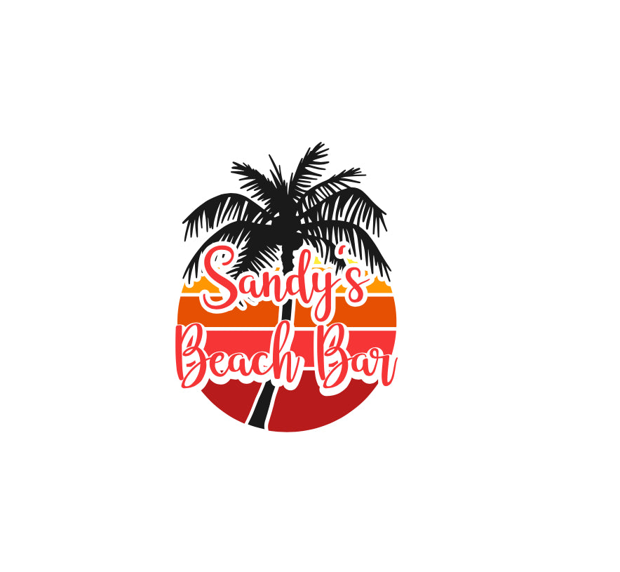 Palm Tree Name Drop Stickers (Pack of 12), PT001, PT002ND