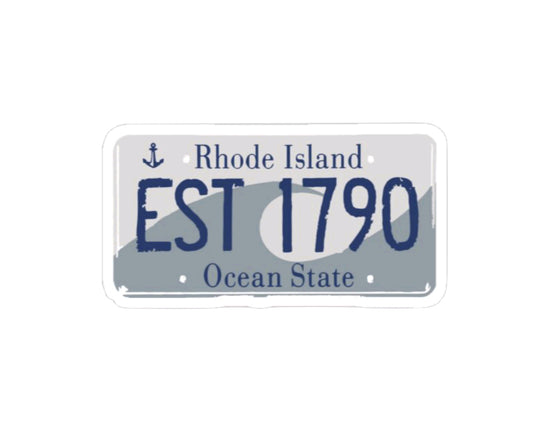 Rhode Island Island Stickers (Pack of 12), RI002