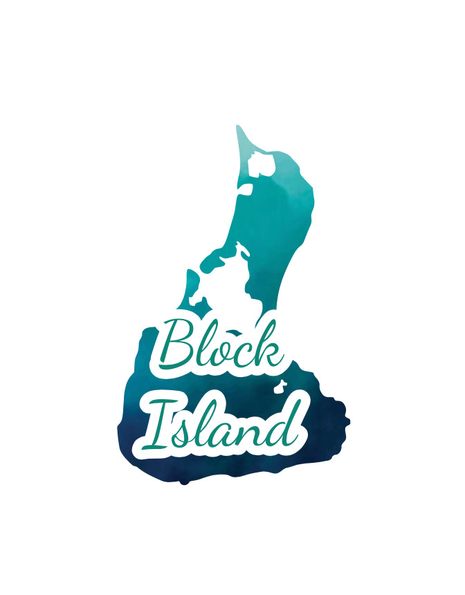 Block Island Stickers (Pack of 12), BI006, BI006ND