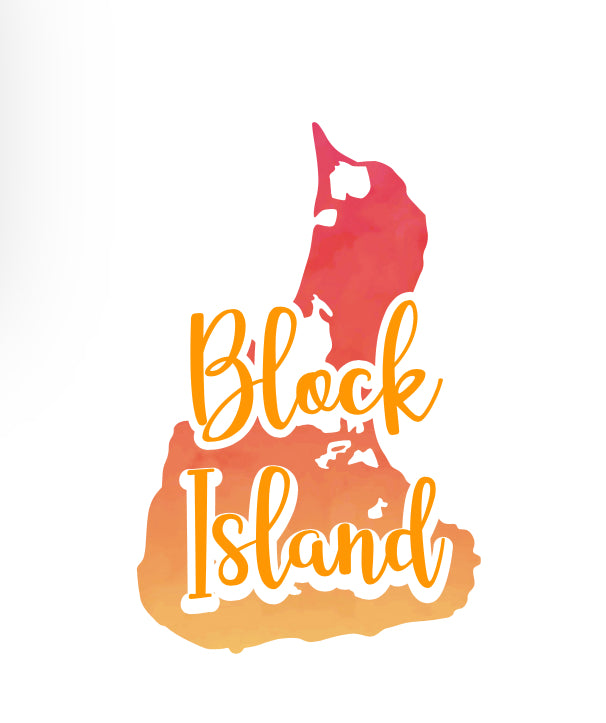 Block Island Stickers (Pack of 12), BI005, BI005ND