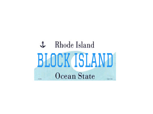 Rhode Island Name Drop Stickers (Pack of 12), RI001, RI001ND