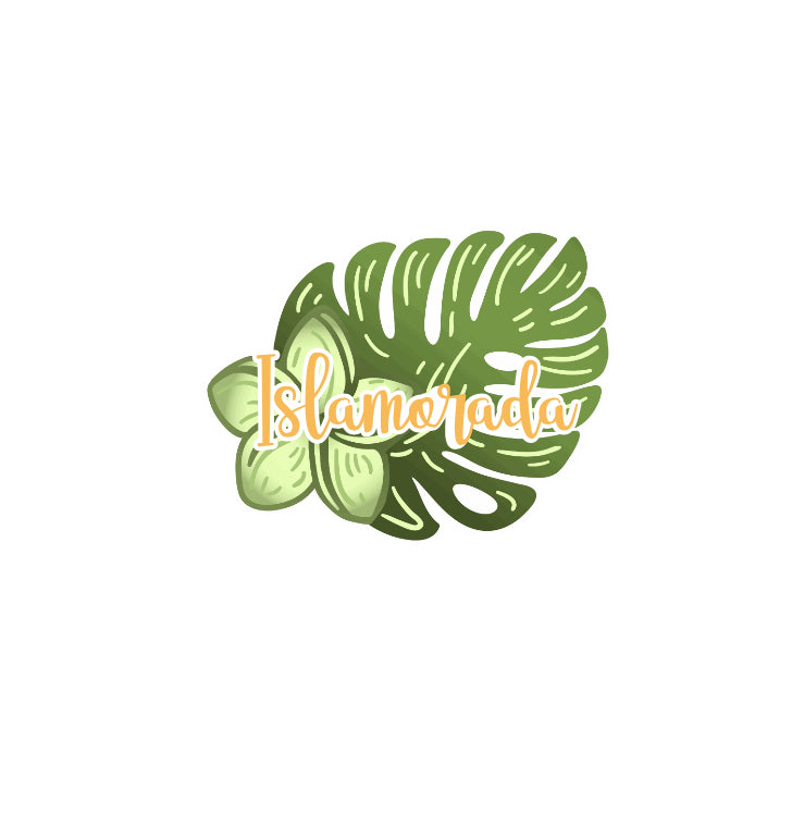 Monstera Leaf Name Drop Stickers (Pack of 12), ML002, ML002ND